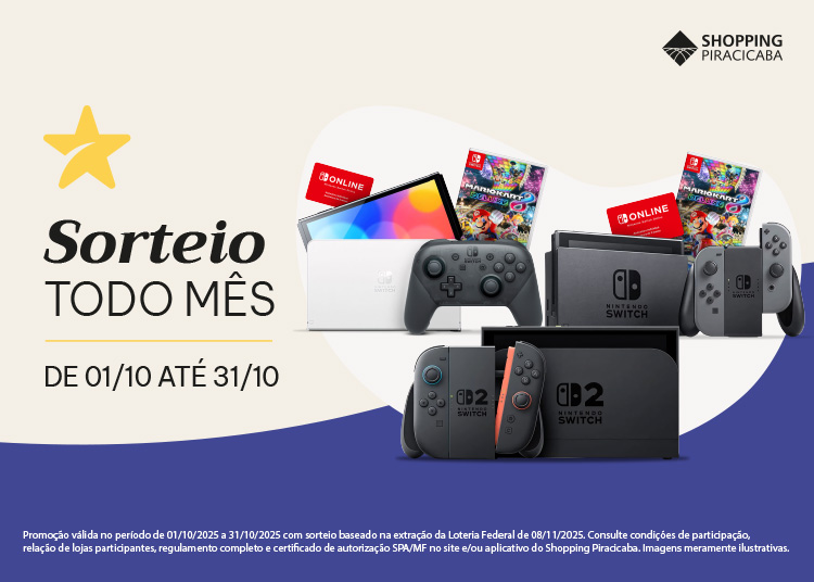 SORTEIO: Nintendo Switch