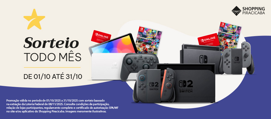 SORTEIO: Nintendo Switch