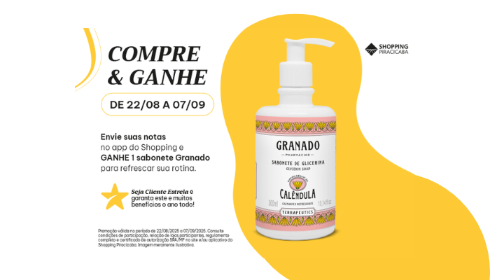 COMPRE&GANHE: Sabonete de Glicerina Líquido Granado Calêndula
